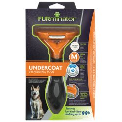 FURminator  Undercoat deShedding Tool for Medium Short Hair Dog