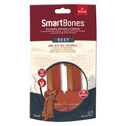 SmartBones Chews Beef Flavour Medium 2 pack