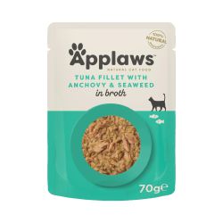 Applaws Cat Pouch Tuna with Whole Anchovy 12pk