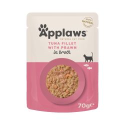 Applaws Cat Pouch Tuna with Pacific Prawn 12pk