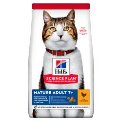 HILL'S SCIENCE PLAN Mature 7+ Adult Dry Cat Food Chicken 