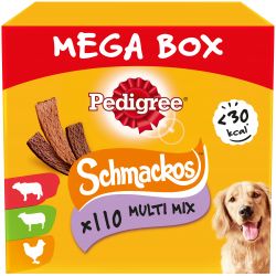 Pedigree Schmackos Dog Treats Meat Variety 110 Stick