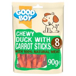 Good Boy Chewy Duck & Carrot Sticks