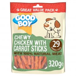 Good Boy Chewy Chicken & Carrot Sticks