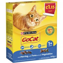 GO-CAT Adult Cat Food Herring & Tuna with Vegetables pm£1.15