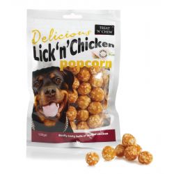 Treat 'N' Chew Lick 'N' Chicken Popcorn