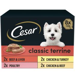  Cesar Classics Wet Dog Food Terrine Mixed Selection 8PK