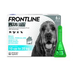 Frontline Plus Medium Dog - 6 Pipette