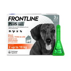 Frontline Plus Small Dog - 3 Pipette 