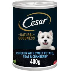 Cesar Natural Goodness Adult Wet Dog Food Tin Chicken & Veg 