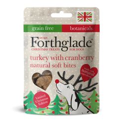 Forthglade Christmas Natural Soft Bite Treats with Turkey & Cranberry