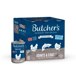  Butcher's Joints & Coat Dog Food Cans 18 x 390g