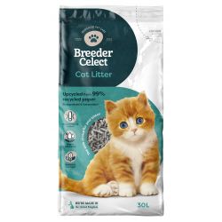Breeder Celect Paper Pellet Cat Litter 30 Litre