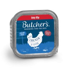 Butcher's Chicken & Liver Alu Tray PM85p