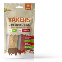 Yakers Dog Chew Strawberry and Apple 2 pack