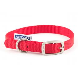 Ancol Nylon Dog Collar Red
