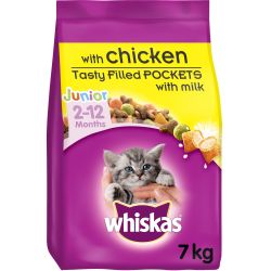 Whiskas Kitten Complete Dry Cat Food Biscuits Chicken
