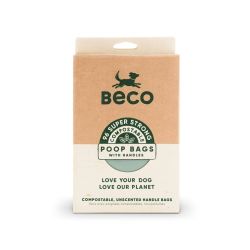 Beco Compostable Poop Bags with Handles Unscented