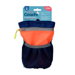 Coachi Pro Train & Treat Bag Navy/Coral
