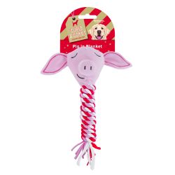 Rosewood Christmas Pigs In Blanket Dog Toy