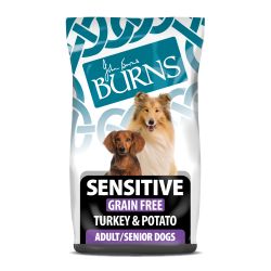 Burns Adult/Senior Dogs Sensitive Grain Free Turkey & Pototo