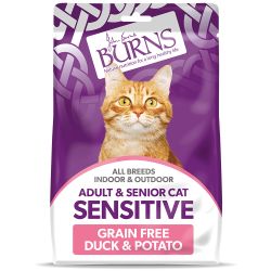 Burns Adult & Senior Cat Sensitive Grain Free Duck & Potato