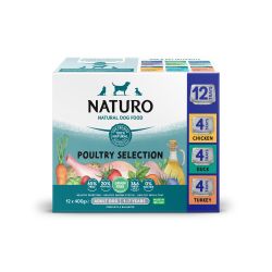 Naturo Adult Dog Grain Free Variety 12 Pack Trays