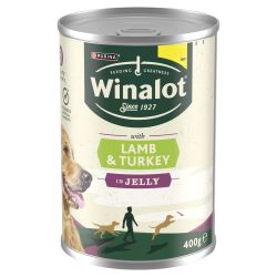 WINALOT Lamb & Turkey in Jelly Wet Dog Food Can