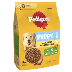 PEDIGREE COMPLETE Junior/Puppy Dry Dog Food Poultry and Vegetables 3kg