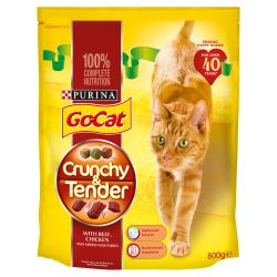 Go-Cat Crunchy & Tender Beef & Chicken