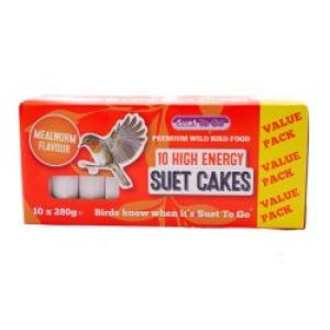 Suet To Go High Energy Suet Cakes Value Pack Mealworm Flavou