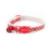 Ancol Cat Collar Heart Reflective  Red