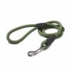 Nylon Rope Trigger Hook Lead - Green