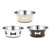 Posh Paws Stainless Steel Dish Neutral