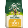 JAMES WELLBELOVED Turkey & Rice Adult Small Breed 7.5kg