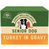James Wellbeloved Senior Dog Food Pouches Turkey in Gravy 10pk