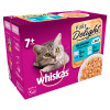 Whiskas 7+ Cat Pouches Pure Delight Fish Selection in Jelly 12pk
