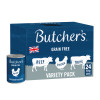 Butcher's Variety Recipes in Jelly Dog Food Cans 24pk