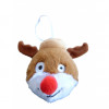 X Bauble Squeaky Reindeer