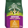 James Wellbeloved Superfoods Puppy Dry Dog Food Turkey with Kale & Quinoa 1.5kg