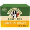 James Wellbeloved Adult Dog Food Pouches Lamb in Gravy 10PACK