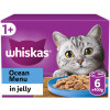 Whiskas Ocean Menu Adult Wet Cat Food in Jelly Tin 6pk