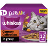 Whiskas 1+ Country Collection Mix Adult Wet Cat Food Pouch in Gravy 12pk