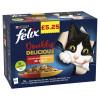 FELIX AS GOOD AS IT LOOKS DOUBLY DELICIOUS Countryside Selection in Jelly 12pk pm £5.25