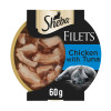 SHEBA Fillets with Chicken and Tuna in Gravy