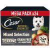 CESAR NATURAL GOODNESS Grain Free Adult Dog Food Mix Terrine 24pk