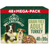 James Wellbeloved Adult Wet Dog Food Turkey & Rice Mega Pack Pouch 48pk