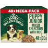 James Wellbeloved Puppy Wet Dog Food in Gravy Variety Pack Pouch 48pk