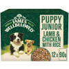 James Wellbeloved Puppy Wet Dog Food Lamb,Chicken,Rice Gravy Pouch 12pk