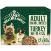 James Wellbeloved Adult Wet Dog Food Small Breed Turkey & Rice Pouch 12pk